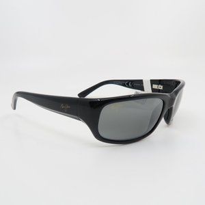 Maui Jim MJ 103-02 New STINGRAY Black/ Grey Polarized Sunglasses 55mm w/ defect